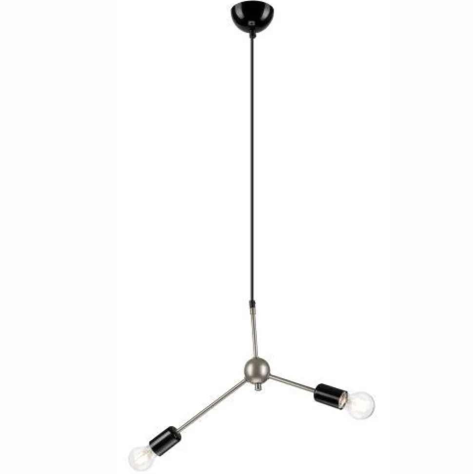 Lampe Wohnzimmer Hängelampe Edelstahl Metall