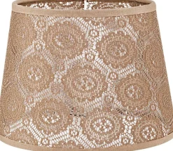 Lampenschirm für Tischlampe Häkel Spitze Ø 19,5 cm