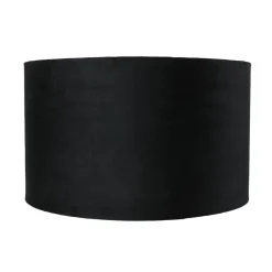 Lampenschirm Hängelampe Schwarz Gold Ø 40 cm Stoff Modern