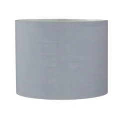 Lampenschirm mit Klettverschluss Stoff Grau für E27 E14