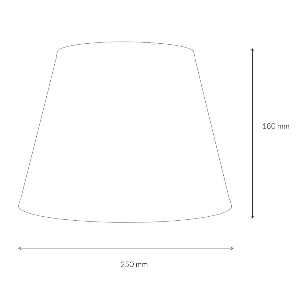 Lampenschirm Stoff für Tischlampe Schwarz E14