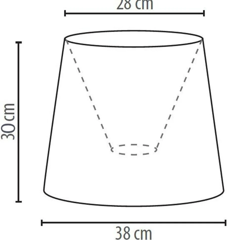 Lampenschirm Weiß Stoff für Stehlampe E27