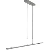 Lange LED Deckenlampe dimmbar in Stahl 122 cm 4000 K