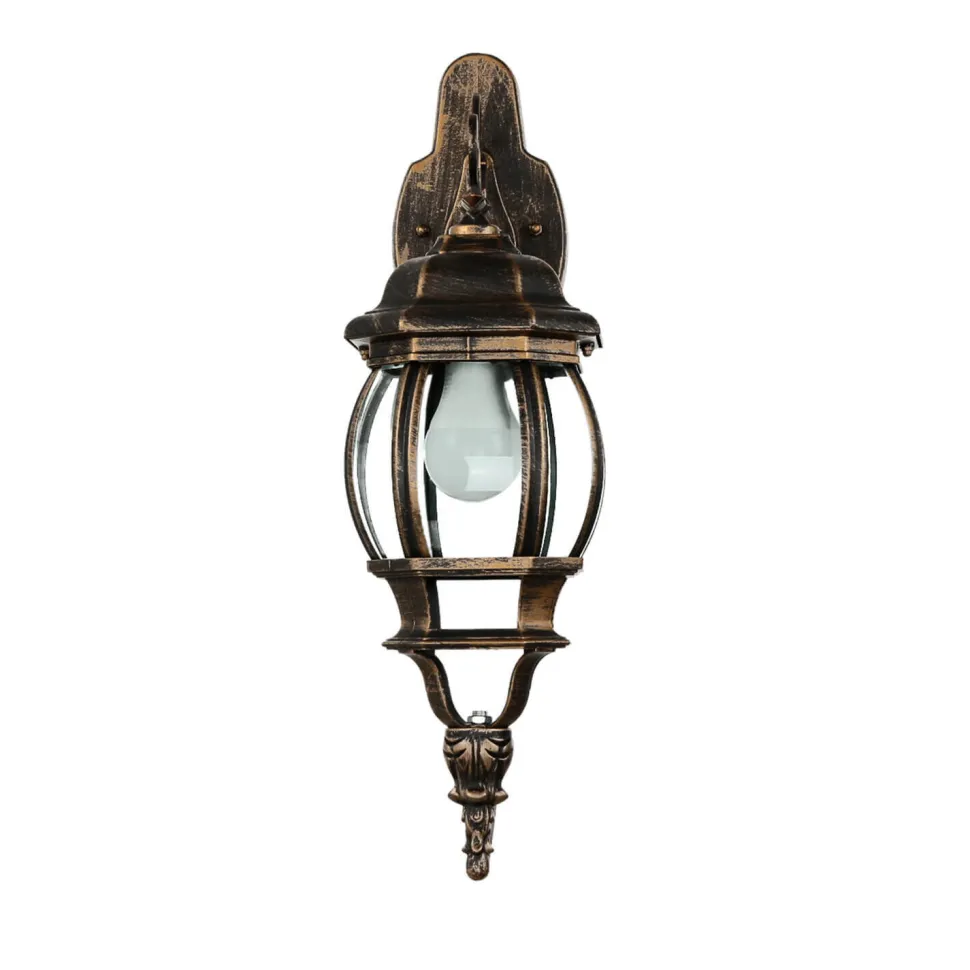 Laterne Außenleuchte BREST Kupfer Antik regenfest