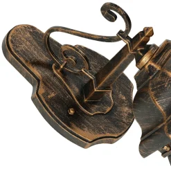 Laterne Außenleuchte BREST Kupfer Antik regenfest