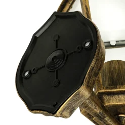 Laterne Außenleuchte E27 rustikal Gold Antik PARIS