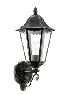 Laternen Wandaußenleuchte Navedo Silber-Patina