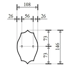 Laternen Wand-Außenleuchte E27 MADRID Antik
