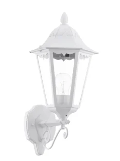 Laternen Wandleuchte Außen Navedo Weiß