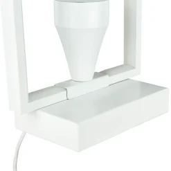 Lavalampe Glitter Lila Weiß LED Rahmen dekorativ OLI