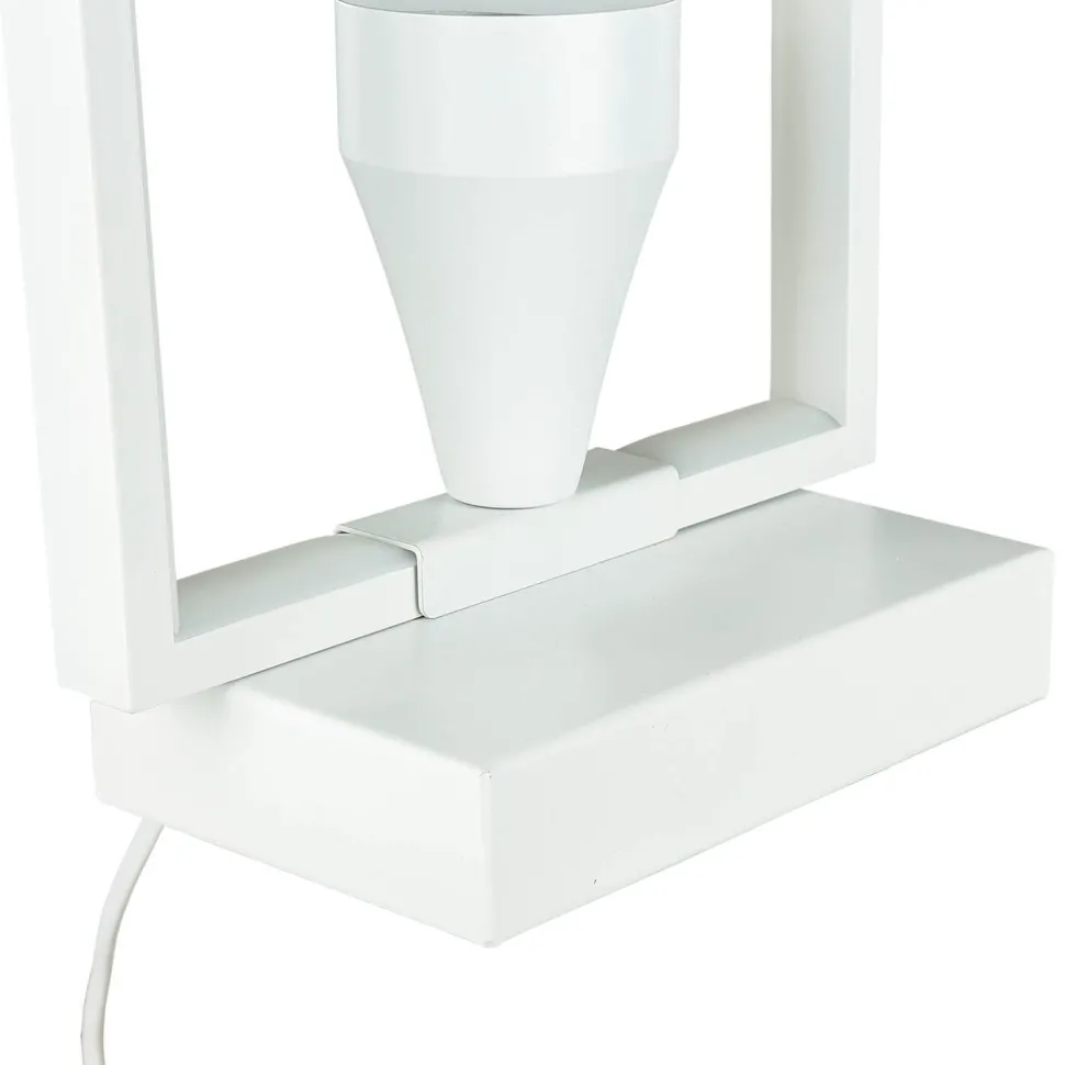 Lavalampe Glitter Lila Weiß LED Rahmen dekorativ OLI