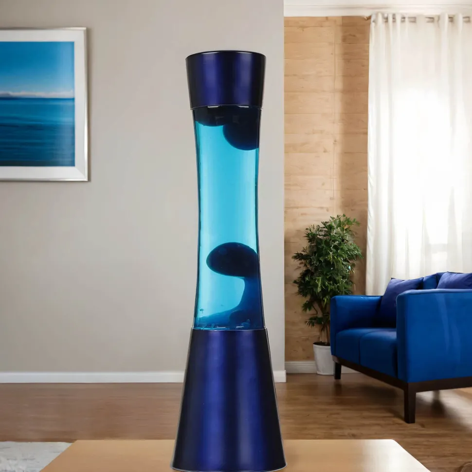 Lavalampe "Ringo" blau