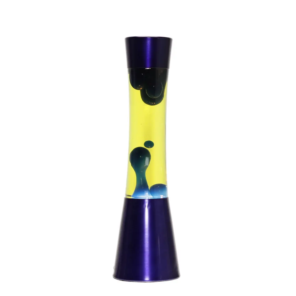 Lavalampe "Ringo" in gelb-blau