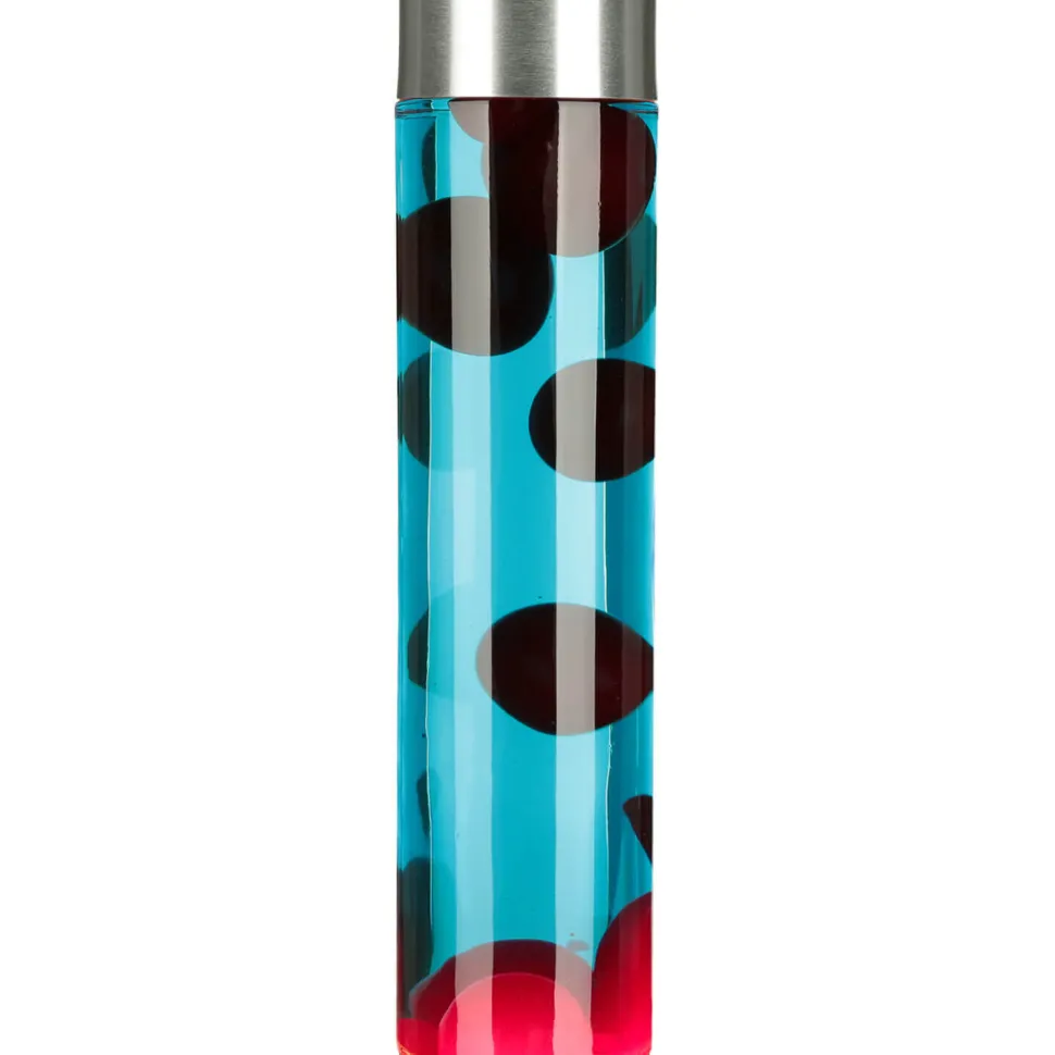 Lavalampe „Yvonne“ blau/rot