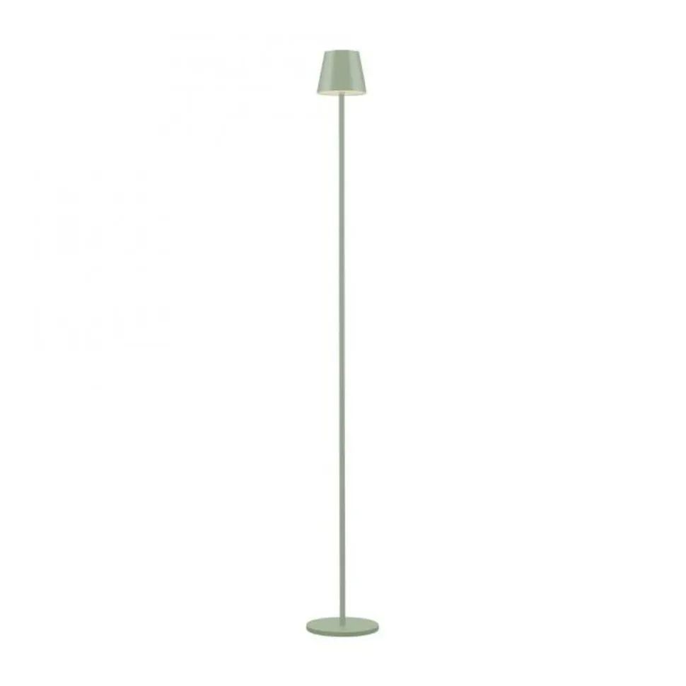 LED Akku Stehlampe Grün IP54 125 cm Touch Dimmen 3000 K