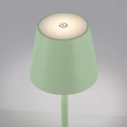 LED Akku Stehlampe Grün IP54 125 cm Touch Dimmen 3000 K
