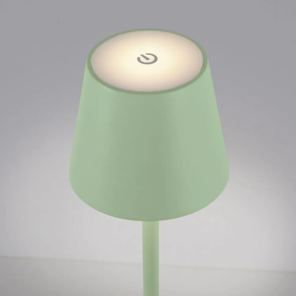 LED Akku Stehlampe Grün IP54 125 cm Touch Dimmen 3000 K