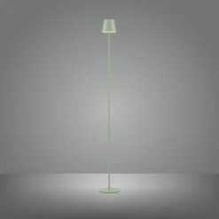 LED Akku Stehlampe Grün IP54 125 cm Touch Dimmen 3000 K