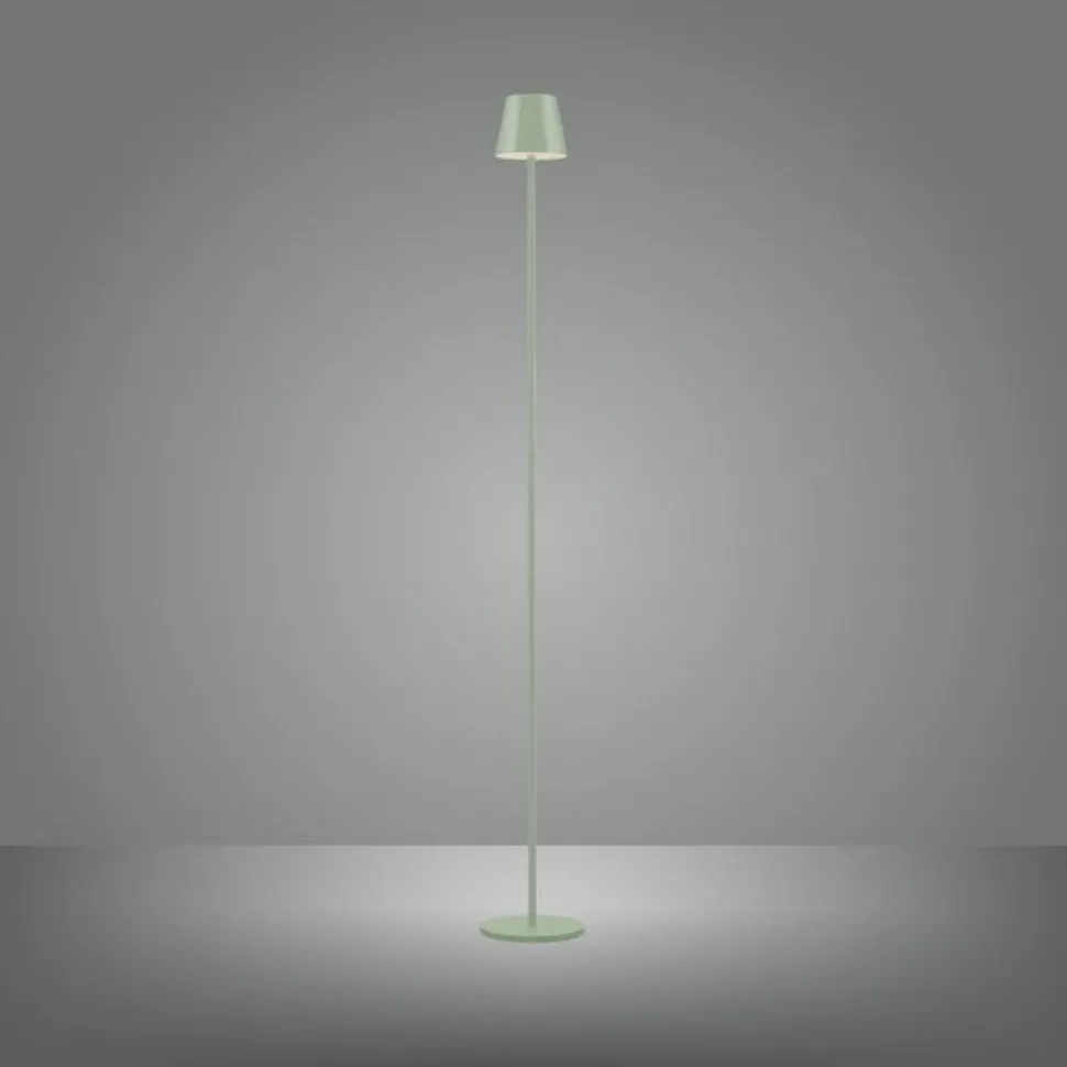 LED Akku Stehlampe Grün IP54 125 cm Touch Dimmen 3000 K