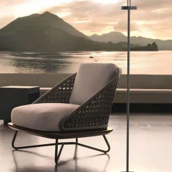 LED Akku Stehleuchte Schwarz Dimmer Touch IP44 125,2 cm