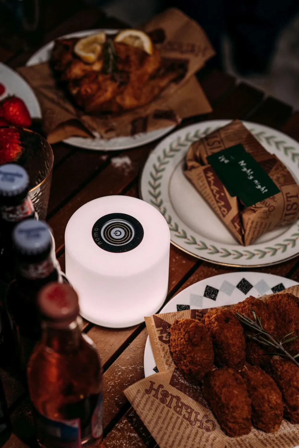 LED Akku Tischlampe dimmbar 8,5 cm IP44 2700-6500 K 2 W