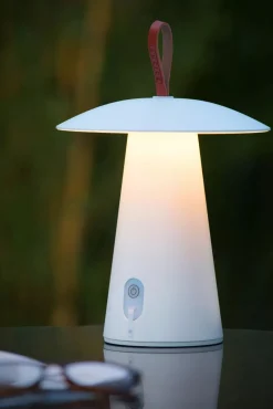 LED Akku Tischlampe dimmbar Aluminium 2700 K 29 cm IP54