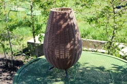 LED Akku Tischlampe dimmbar Natur IP44 50 cm 3000 K