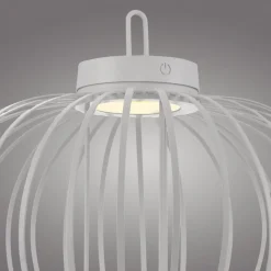 LED Akku Tischlampe IP44 Weiß dimmbar Touch 37 cm 2 W