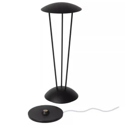 LED Akku Tischlampe Ladestation IP54 2 W dimmbar