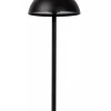 LED Akku Tischlampe Schwarz 32 cm 3000 K IP54 dimmbar
