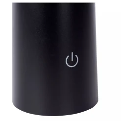 LED Akku Tischlampe Schwarz 21,3 cm IP44 5h dimmbar