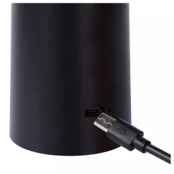 LED Akku Tischlampe Schwarz 21,3 cm IP44 5h dimmbar