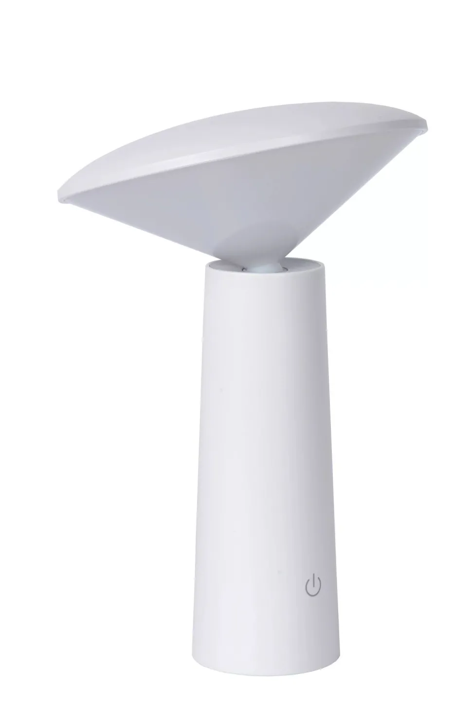 LED Akku Tischlampe Weiß 21,3 cm IP44 5h dimmbar