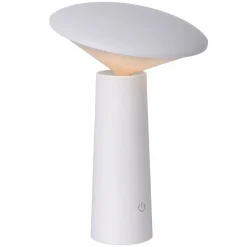 LED Akku Tischlampe Weiß 21,3 cm IP44 5h dimmbar
