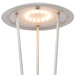 LED Akku Tischlampe Weiß Ladestation IP54 2 W dimmbar