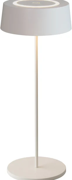 LED Akku Tischlampe Weiß Touch Dimmer USB IP54 3000 K