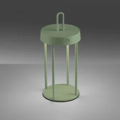 LED Akku Tischleuchte Aluminium dimmbar IP44 2 W Grün