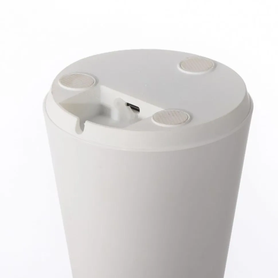 LED Akku Tischleuchte dimmbar Touch IP54 Weiß 28,9 cm