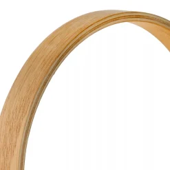 LED Akku Tischleuchte Holz Weiß 3000 K IP44 26,5 cm