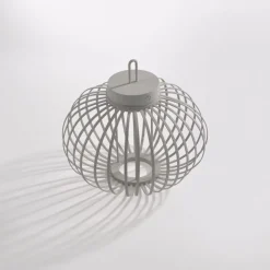 LED Akku Tischleuchte IP44 Schwarz dimmbar Touch 33 cm