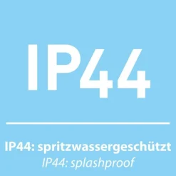 LED Akku Tischleuchte Schwarz Dimmer Touch IP44 47,2 cm