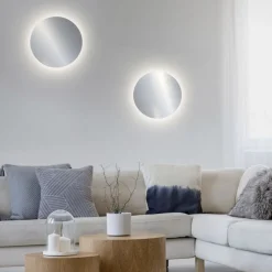 LED Akku Wandlampe dimmbar Fernbedienung 1 W in Chrom