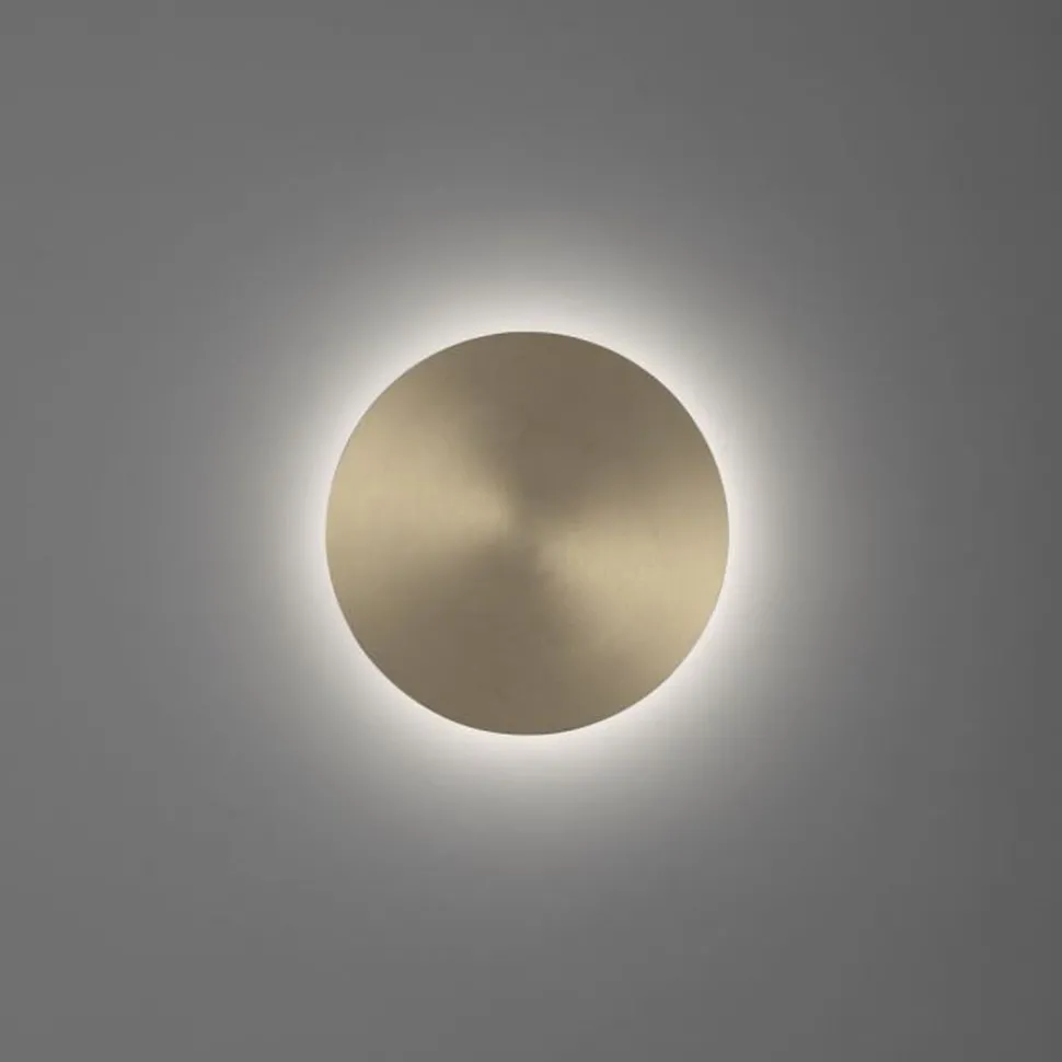 LED Akku Wandlampe in Messing dimmbar mit Fernbedienung