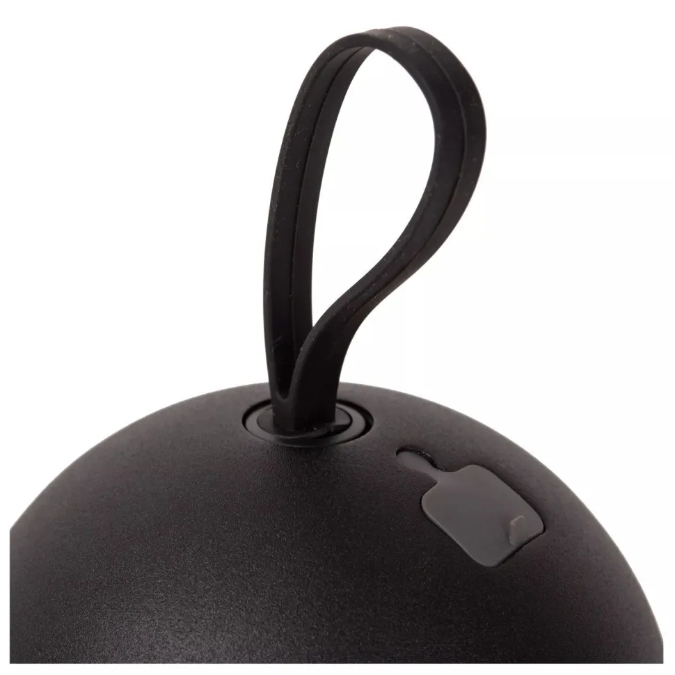 LED Akku Wandspot flexibel Schwarz H:11 cm IP54 3000 K