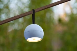 LED Akku Wandspot flexibel Schwarz Weiß IP54 3000 K