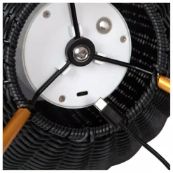 LED Akku Wegeleuchte dimmbar Schwarz IP44 79 cm 3000 K