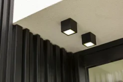 LED Außenlampe Aluminium Anthrazit 4000 K IP54 B:8,5 cm