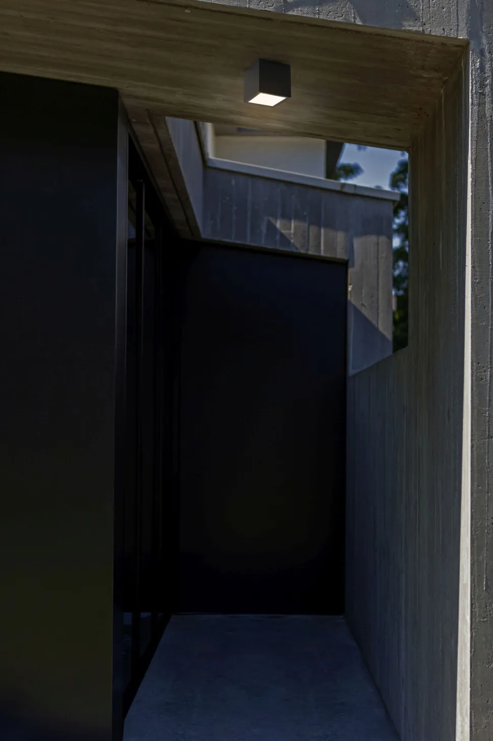 LED Außenlampe Aluminium Anthrazit 4000 K IP54 B:8,5 cm