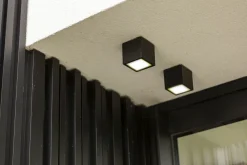 LED Außenlampe Aluminium Anthrazit 3000 K IP54 B:8,5 cm