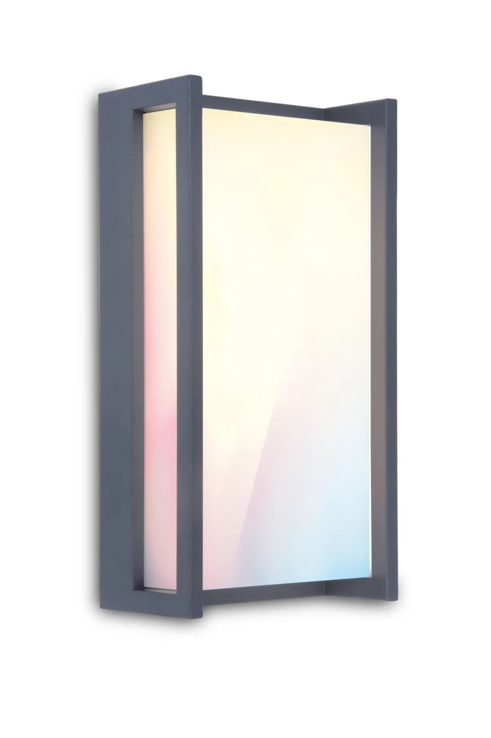 LED Außenlampe Aluminium RGB IP54 16 W H:22 cm dimmbar